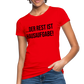 Hausaufgabe - Frauen Bio-T-Shirt - Rot