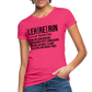 Lehrerin - Frauen Bio-T-Shirt - Neon Pink