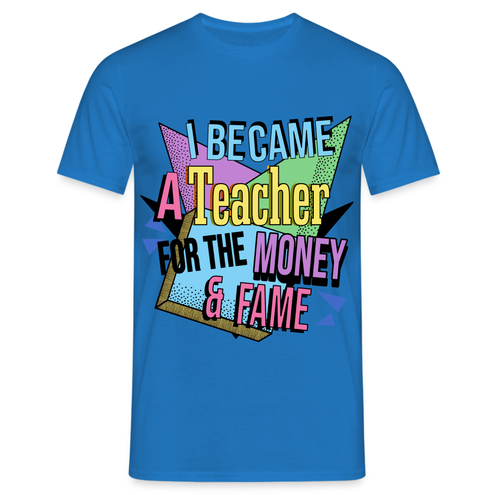 Money & Fame 90's - Männer T-Shirt - Royalblau