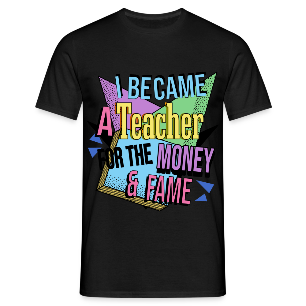 Money & Fame 90's - Männer T-Shirt - Schwarz