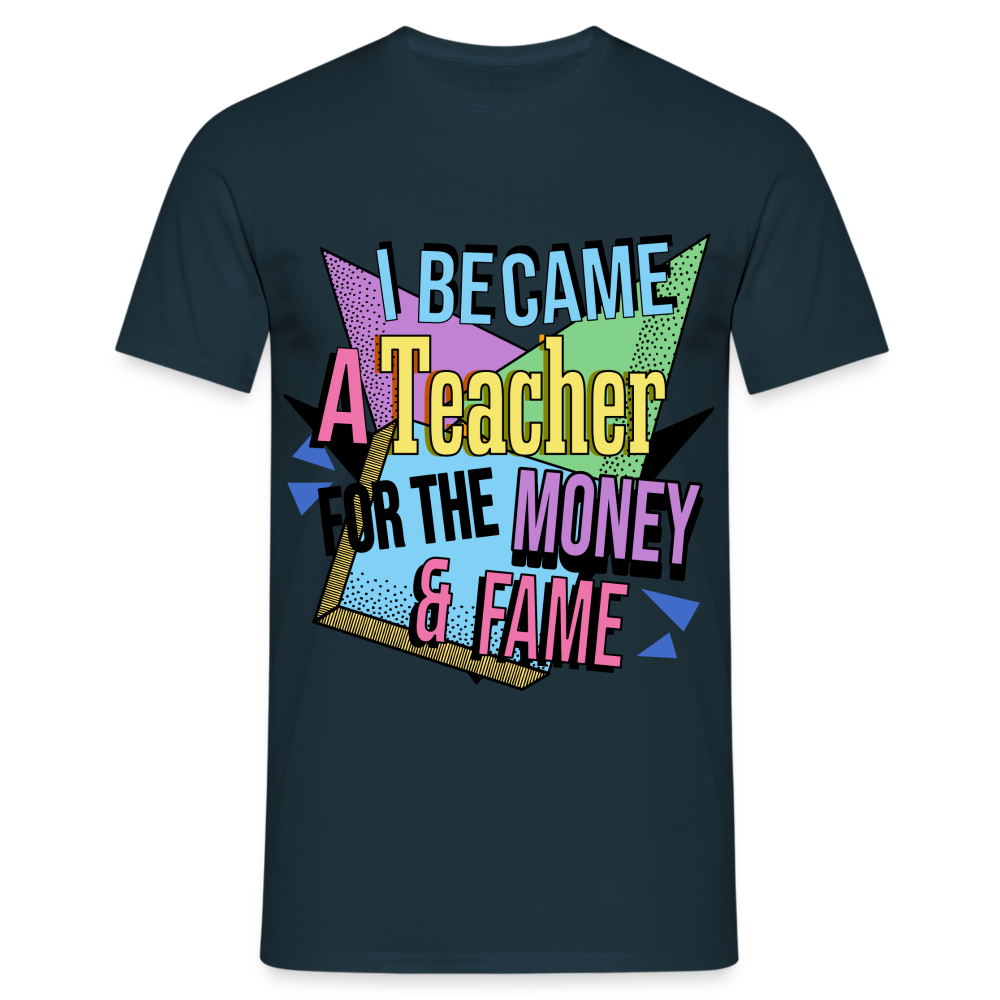 Money & Fame 90's - Männer T-Shirt - Navy