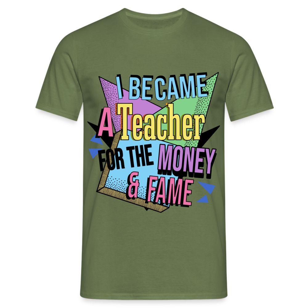 Money & Fame 90's - Männer T-Shirt - Militärgrün