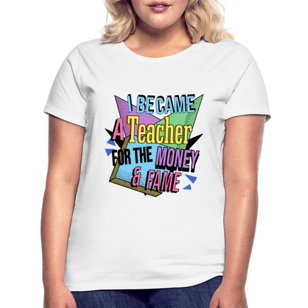Money & Fame 90's - Frauen T-Shirt - weiß