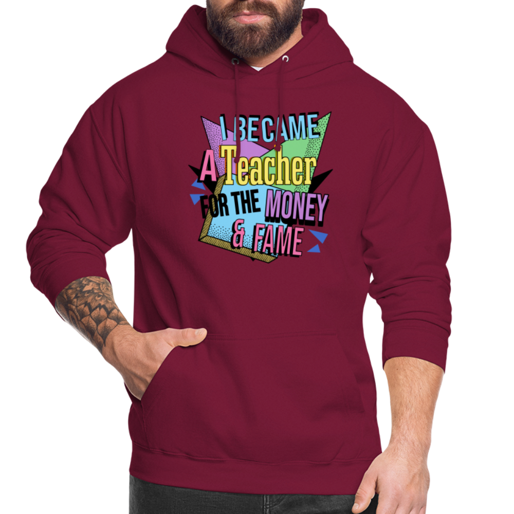 Money - Fame 90's - Unisex Hoodie - Bordeaux