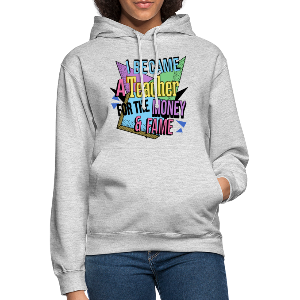 Money - Fame 90's - Unisex Hoodie - Hellgrau meliert