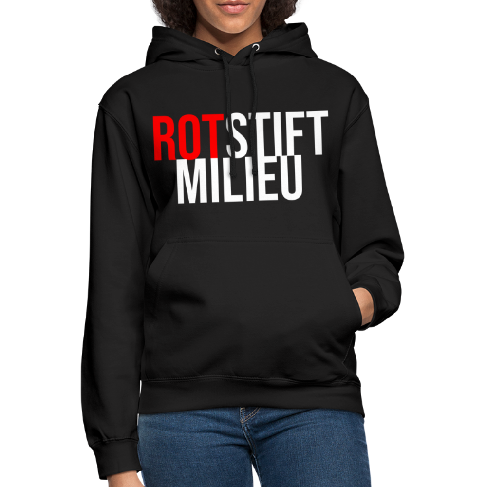 Rotstiftmilieu - Hoodie - Schwarz