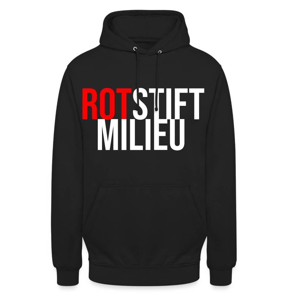 Rotstiftmilieu - Hoodie - Schwarz