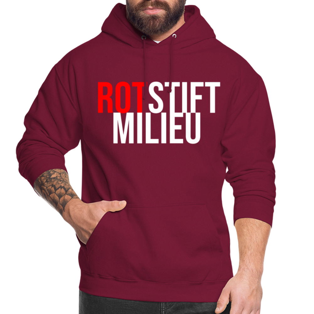 Rotstiftmilieu - Hoodie - Bordeaux