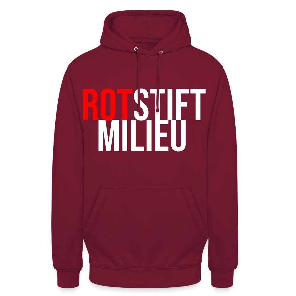Rotstiftmilieu - Hoodie - Bordeaux