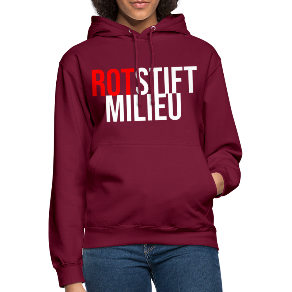 Rotstiftmilieu - Hoodie - Bordeaux