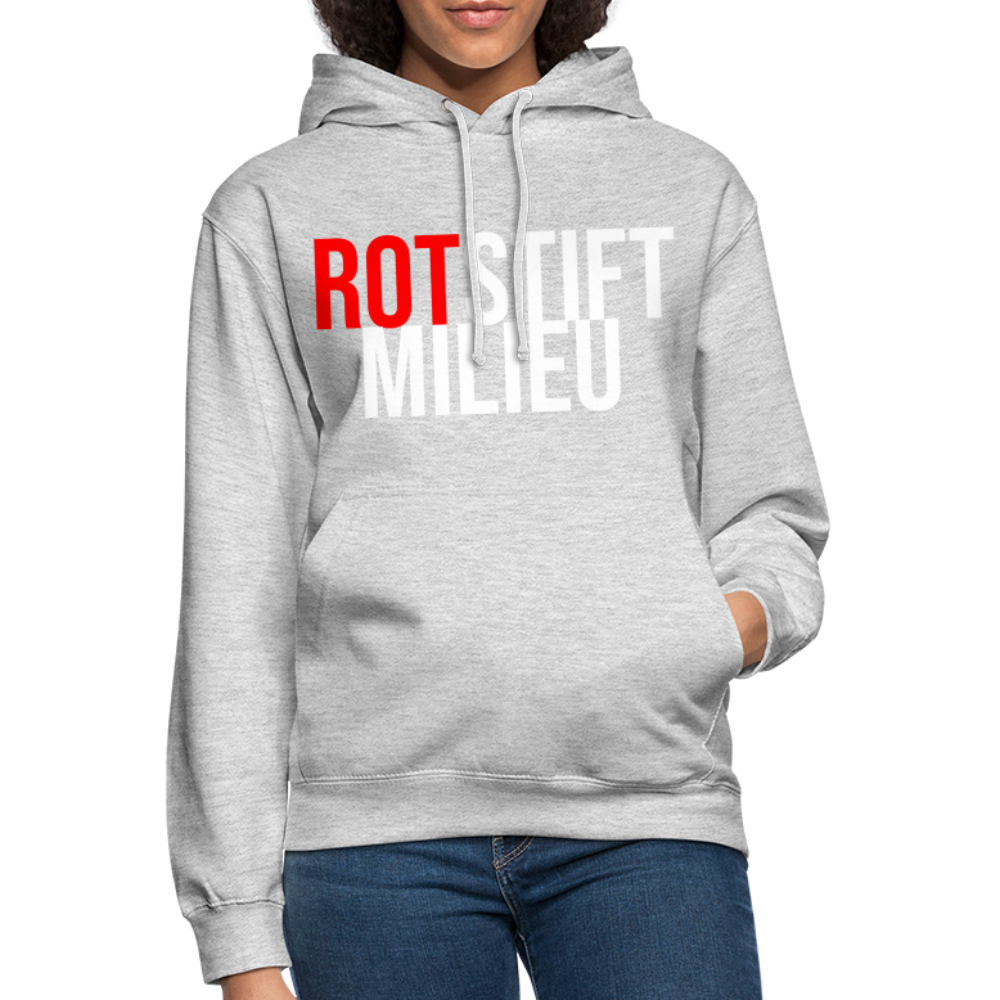 Rotstiftmilieu - Hoodie - Hellgrau meliert