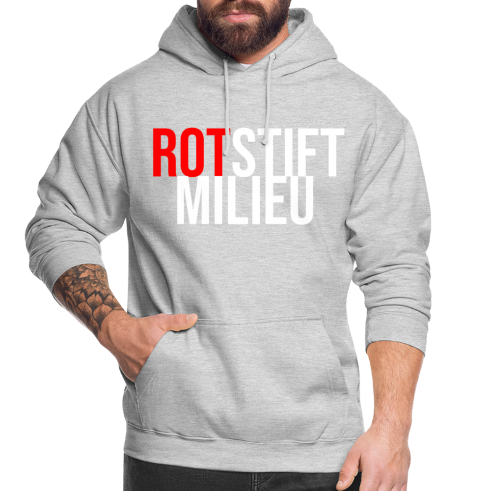 Rotstiftmilieu - Hoodie - Hellgrau meliert