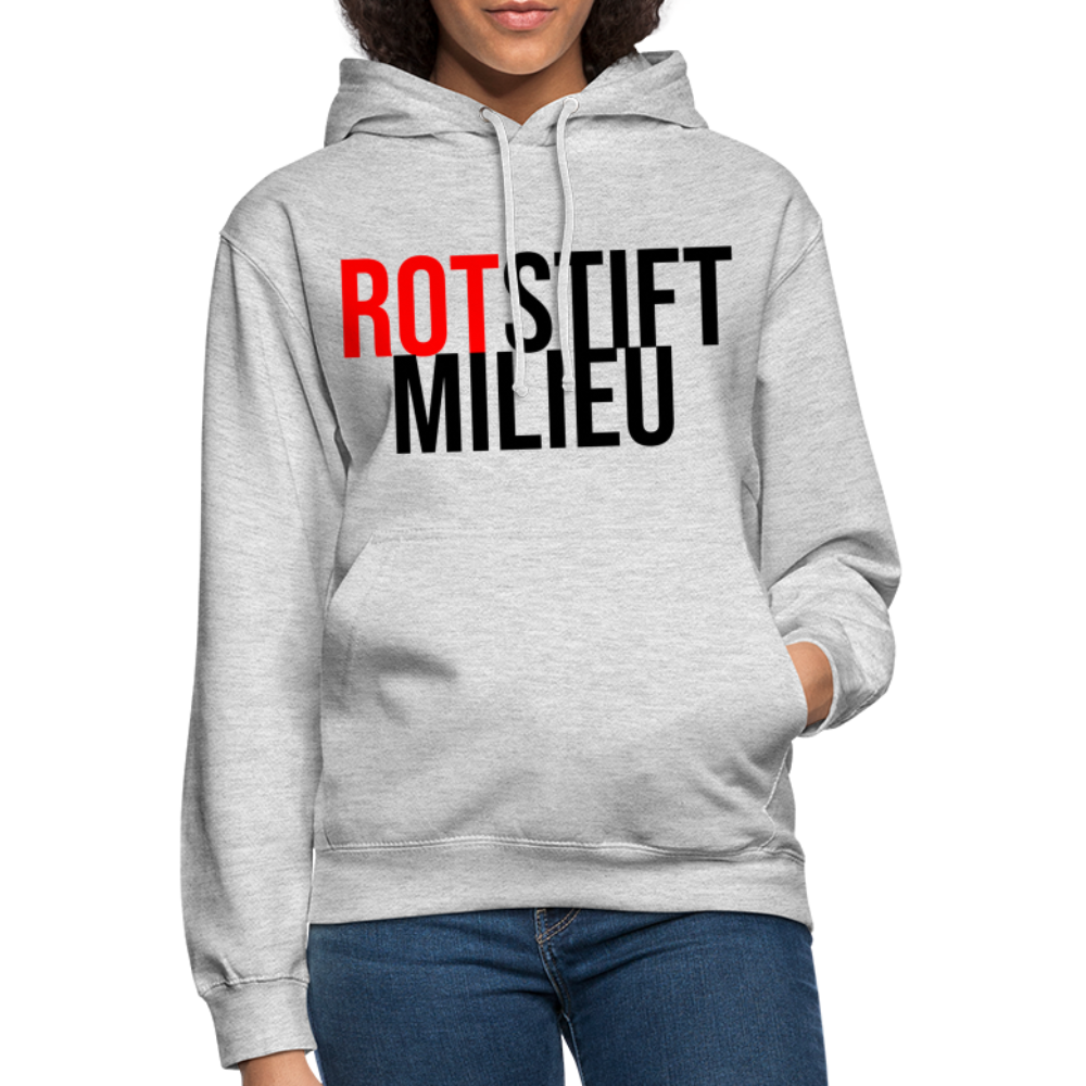 Rotstiftmilieu - Hoodie - Hellgrau meliert