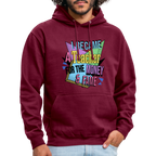 Money & Fame Retro - Unisex Hoodie - Bordeaux