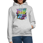 Money & Fame Retro - Unisex Hoodie - Hellgrau meliert