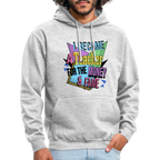 Money & Fame Retro - Unisex Hoodie - Hellgrau meliert