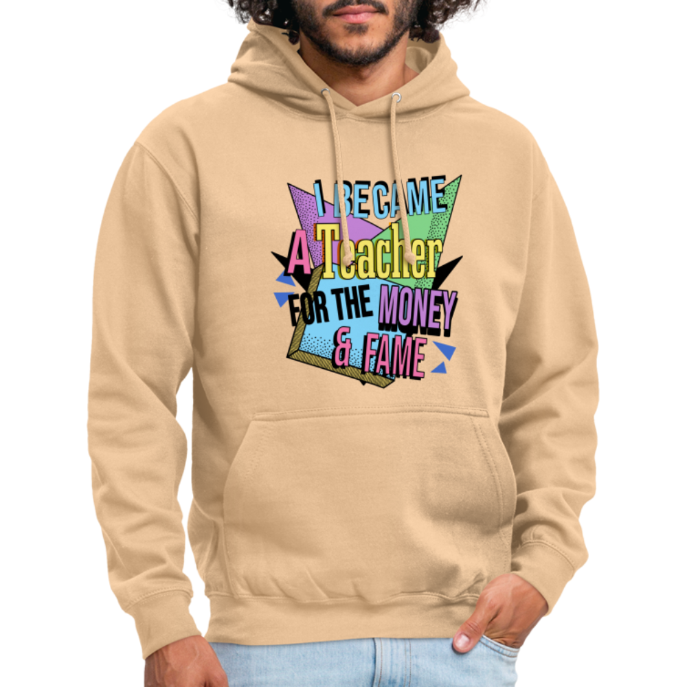 Money & Fame Retro - Unisex Hoodie - Beige
