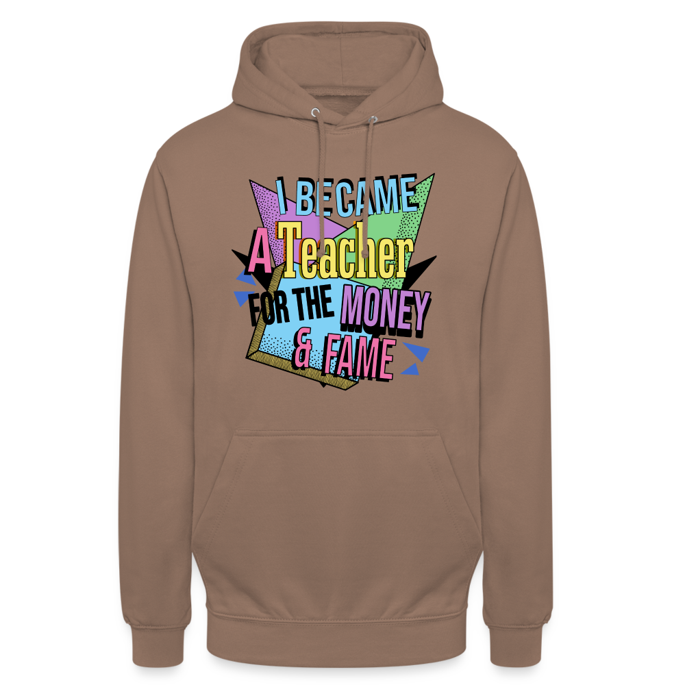Money & Fame Retro - Unisex Hoodie - Mokka
