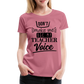 Teacher Voice - Frauen Premium T-Shirt - Malve