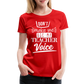 Teacher Voice - Frauen Premium T-Shirt - Rot