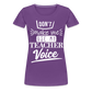 Teacher Voice - Frauen Premium T-Shirt - Lila