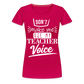 Teacher Voice - Frauen Premium T-Shirt - dunkles Pink