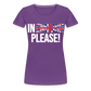 in english please! - Frauen Premium T-Shirt - Lila