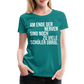 zu viele Schüler - Frauen Premium T-Shirt - Divablau