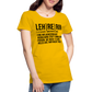 Lehrerin - Frauen Premium T-Shirt - Sonnengelb