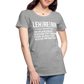 Lehrerin - Frauen Premium T-Shirt - Grau meliert