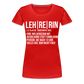 Lehrerin - Frauen Premium T-Shirt - Rot
