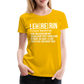 Lehrerin - Frauen Premium T-Shirt - Sonnengelb
