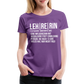 Lehrerin - Frauen Premium T-Shirt - Lila