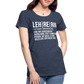 Lehrerin - Frauen Premium T-Shirt - Blau meliert