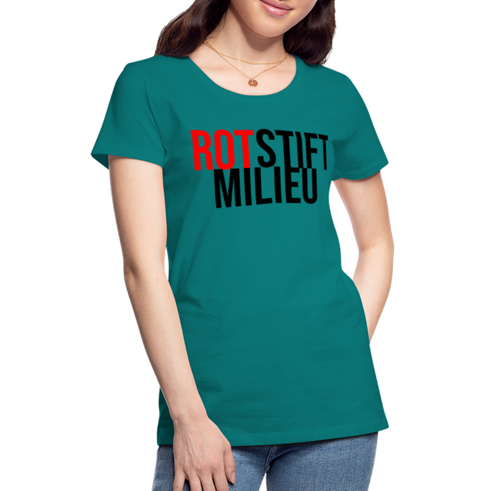 Rotstiftmilieu - Frauen Premium T-Shirt - Divablau