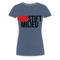 Rotstiftmilieu - Frauen Premium T-Shirt - Blau meliert
