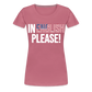 In English Please! - Frauen Premium T-Shirt - Malve
