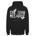 Eine Frau mit Klasse - Hoodie - Schwarz