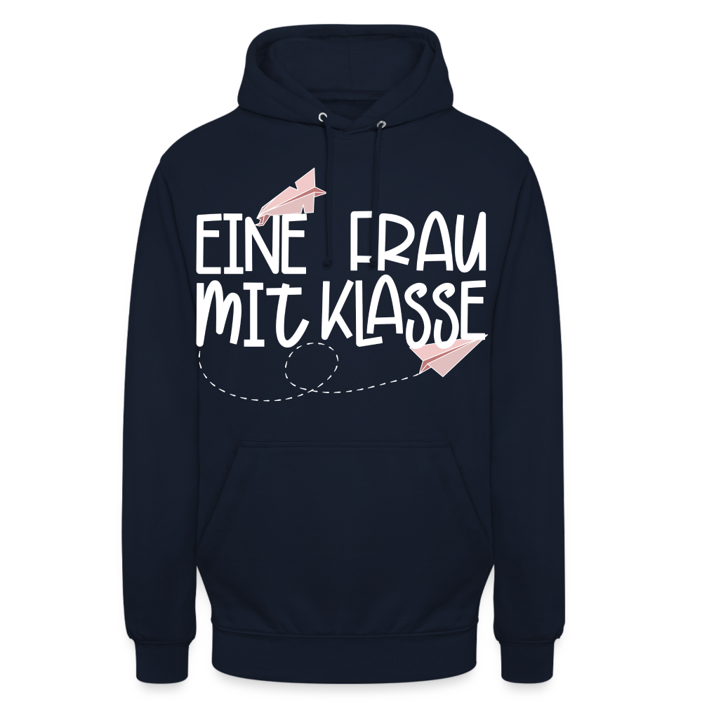 Eine Frau mit Klasse - Hoodie - Navy