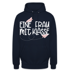 Eine Frau mit Klasse - Hoodie - Navy