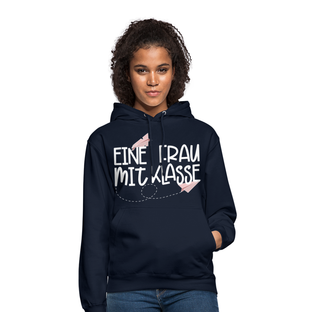 Eine Frau mit Klasse - Hoodie - Navy