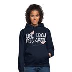 Eine Frau mit Klasse - Hoodie - Navy