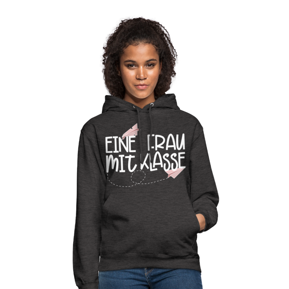 Eine Frau mit Klasse - Hoodie - Anthrazit