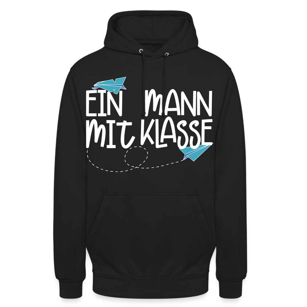 Ein Mann mit Klasse - Hoodie - Schwarz