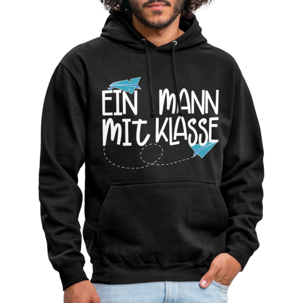 Ein Mann mit Klasse - Hoodie - Schwarz