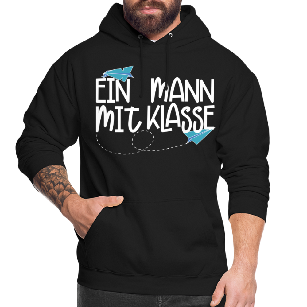 Ein Mann mit Klasse - Hoodie - Schwarz