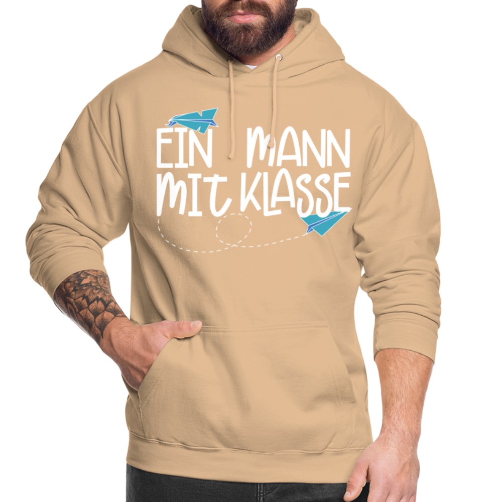 Ein Mann mit Klasse - Hoodie - Beige