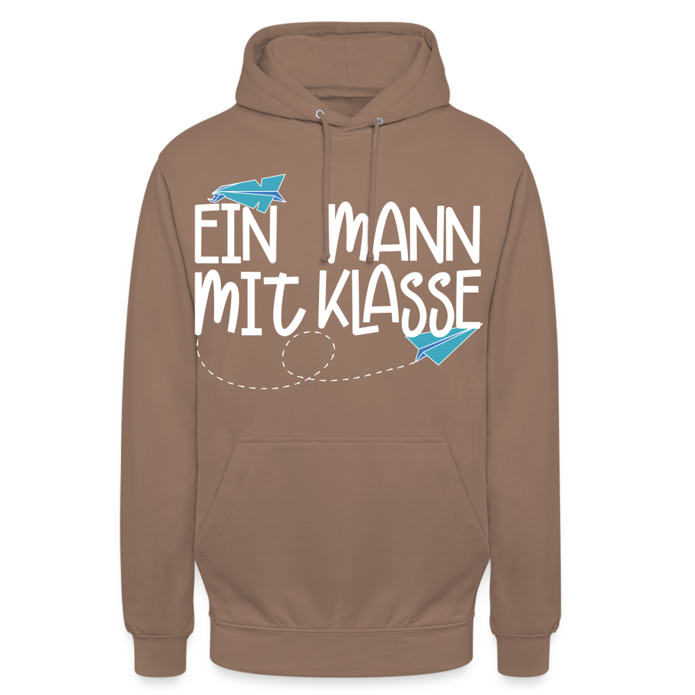 Ein Mann mit Klasse - Hoodie - Mokka