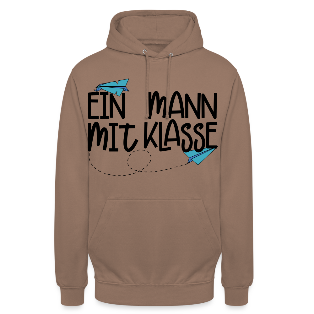 Ein Mann mit Klasse - Hoodie - Mokka