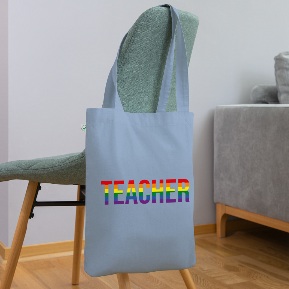 Teacher (LGBT+) - Bio-Stoffbeutel - Blaugrau
